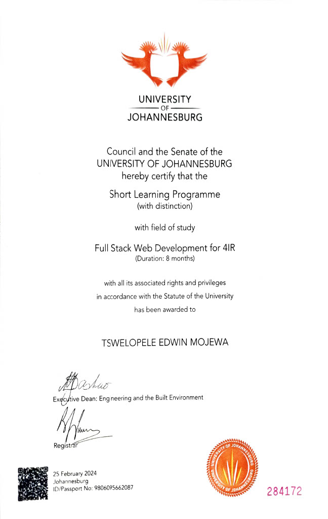 Certificate Title 1